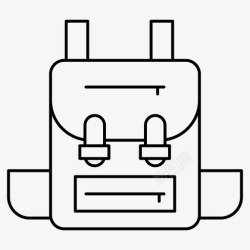背包管理学校背包书包图标高清图片