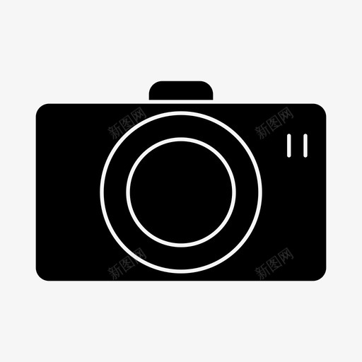 相机包箱子图标svg_新图网 https://ixintu.com 包 工作 相机 箱子 网页设计字形图标样式 行李箱