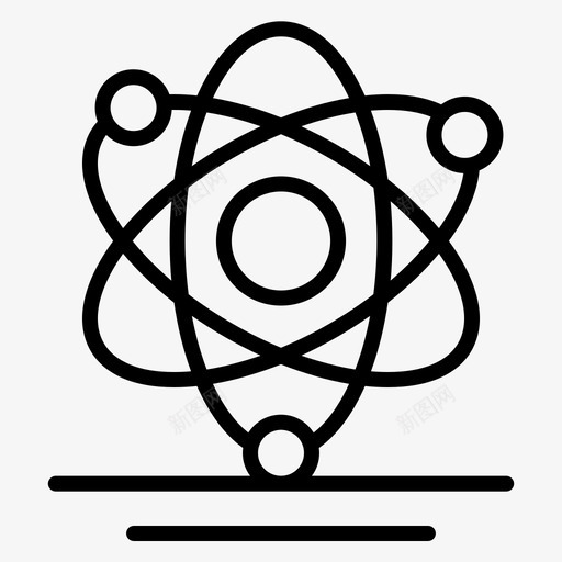 原子电子物理图标svg_新图网 https://ixintu.com 医疗保健 原子 常规 物理 电子 科学 集合
