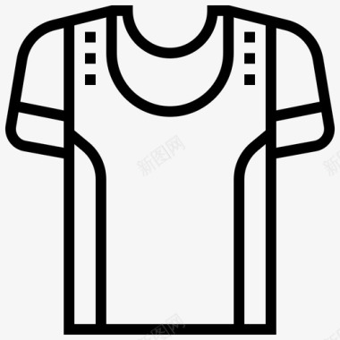 衬衫衣服健身房图标图标