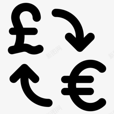 英镑零钱货币图标图标