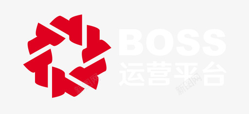 BOSS平台LOGOsvg_新图网 https://ixintu.com BOSS平台LOGO 多色