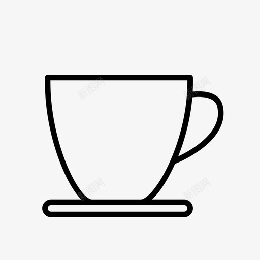 杯子咖啡家用图标svg_新图网 https://ixintu.com 厨房 咖啡 家用 杯子 马克