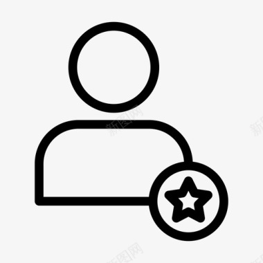 收藏夹配置文件帐户星型图标图标