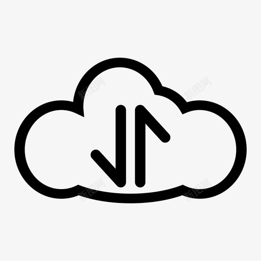 传输数据云传输云同步数据图标svg_新图网 https://ixintu.com 云数据 传输云 传输数据云 同步数据 同步数据云
