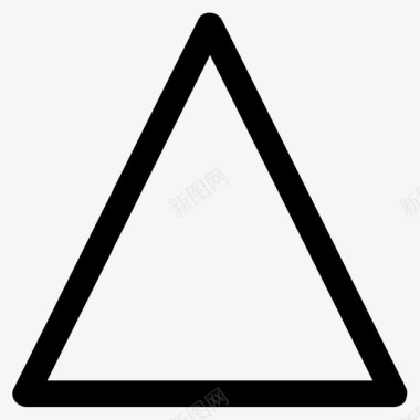 三角形基本几何图标图标