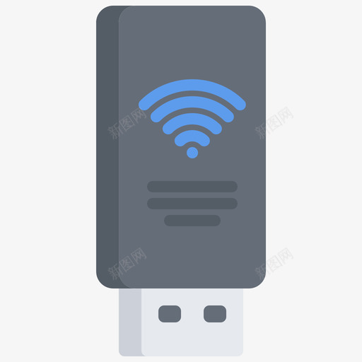 Wifi小工具14扁平图标svg_新图网 https://ixintu.com Wifi 小工 工具 扁平