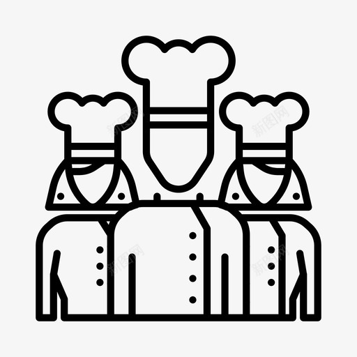 厨师化身厨房图标svg_新图网 https://ixintu.com 化身 厨师 厨师儿科 厨房 团队 餐厅