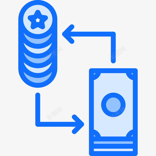 交易所68号赌场蓝色图标svg_新图网 https://ixintu.com 68号赌场 交易所 蓝色