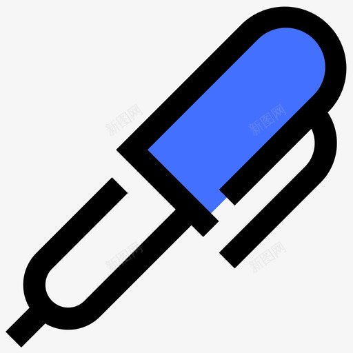 钢笔商务367蓝色图标svg_新图网 https://ixintu.com 商务367 蓝色 钢笔