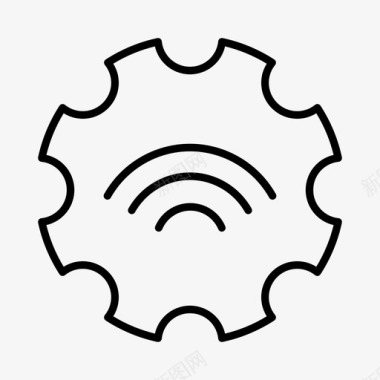 wifi电子商务互联网图标图标