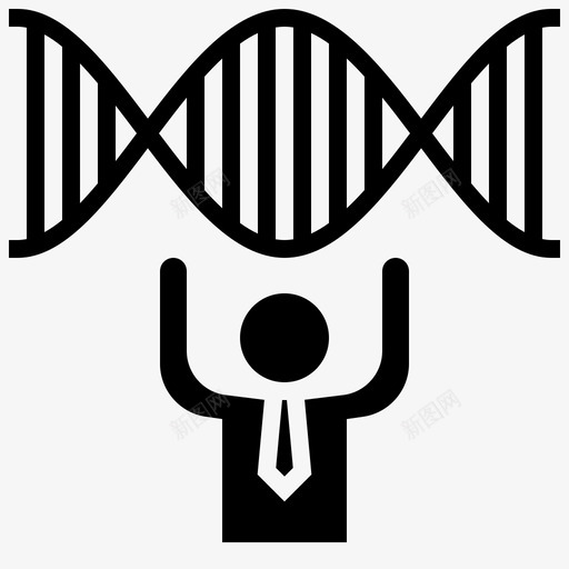 Dna生物工程23字形图标svg_新图网 https://ixintu.com Dna 字形 生物工程23