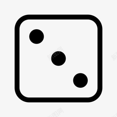 掷骰子赌博游戏图标图标