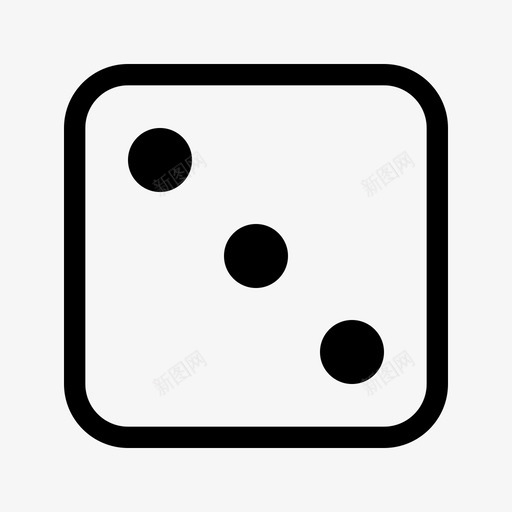 掷骰子赌博游戏图标svg_新图网 https://ixintu.com 三 掷骰子 游戏 赌博 运气
