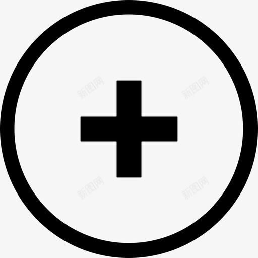 加正号图标svg_新图网 https://ixintu.com 