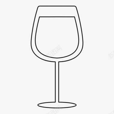 杯子水酒图标图标