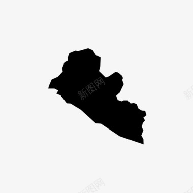 利比里亚lr国家图标图标