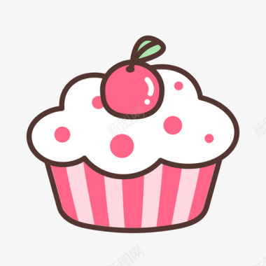 蛋糕 cupcake图标
