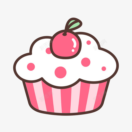 蛋糕 cupcakesvg_新图网 https://ixintu.com 蛋糕 cupcake 蛋糕 cupcake 多色 可爱 手绘