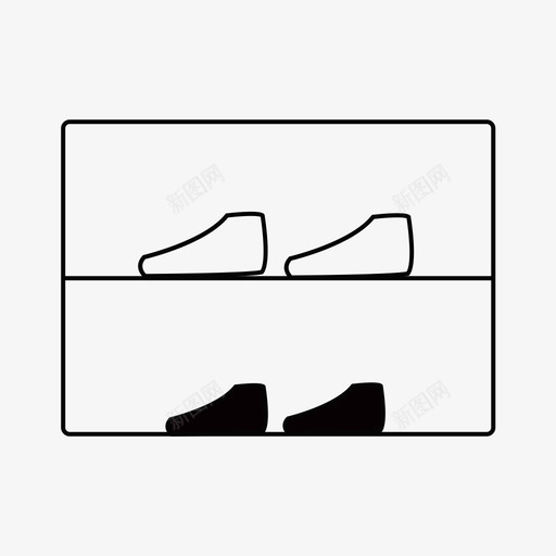 鞋柜svg_新图网 https://ixintu.com 鞋柜
