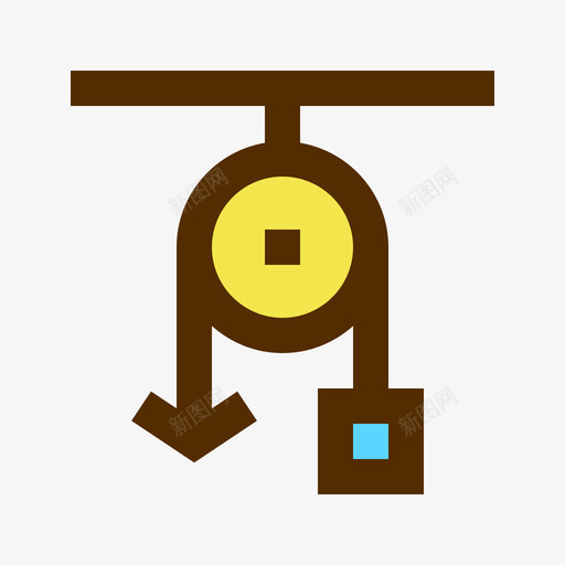 重力物理和化学1线性颜色图标svg_新图网 https://ixintu.com 物理和化学1 线性颜色 重力