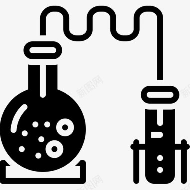 科学法医学公式图标图标