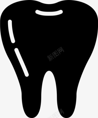 健康牙齿医用185实心图标图标