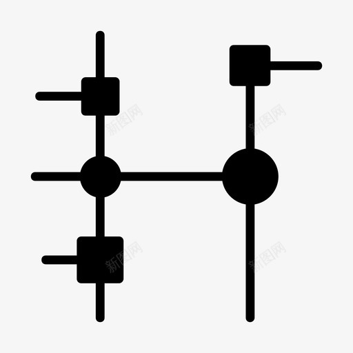 连接通信网络图标svg_新图网 https://ixintu.com 共享 标志 标志符 符号 网络 连接 通信 通信线路