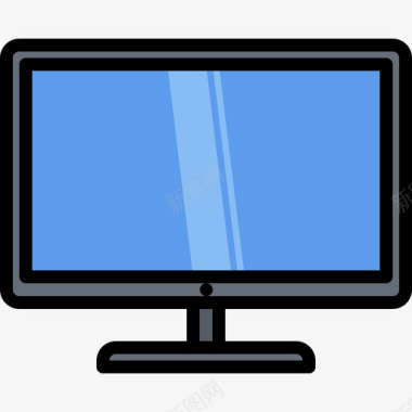 显示器计算机53彩色图标图标