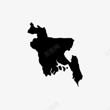 孟加拉国bd国家图标图标