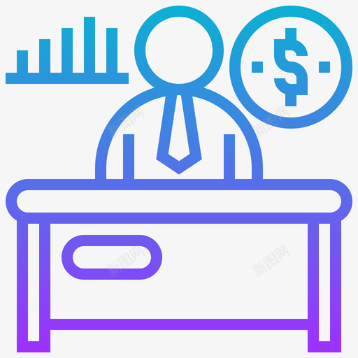 gradient71号企业管理首席执行官图标svg_新图网 https://ixintu.com 71号 gradient 企业管理 执行官 首席