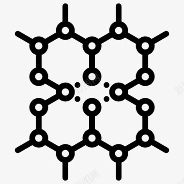 键合化学键合网络图标图标