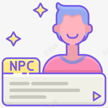 Npc运动2线性颜色图标图标