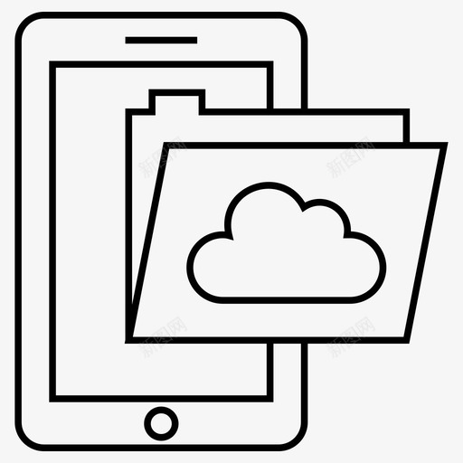 移动文件夹云文件夹移动数据图标svg_新图网 https://ixintu.com 一组 图标 在线 托管 技术 数据 文件夹 移动