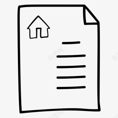 租赁协议地产协议房屋协议图标图标
