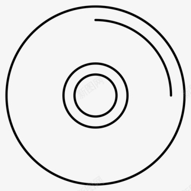 cd磁盘介质图标图标