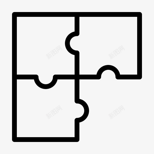 拼图方块游戏图标svg_新图网 https://ixintu.com 医学书 拼图 方块 游戏 策略