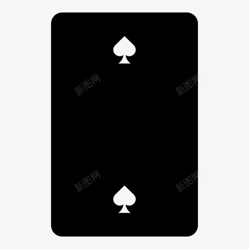 两个黑桃2纸牌图标svg_新图网 https://ixintu.com 2 两个黑桃 扑克牌黑暗 纸牌 赌场