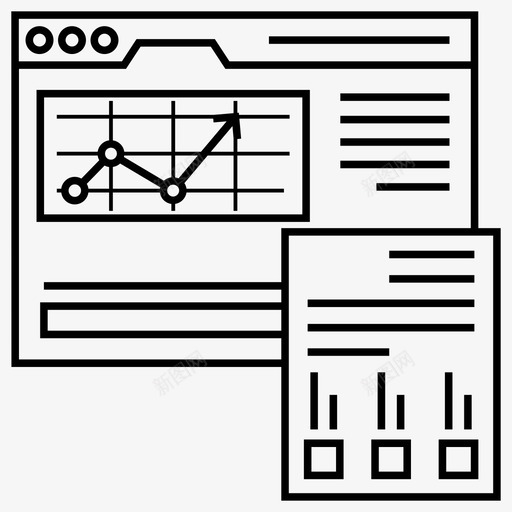 在线分析商业分析商业信息图图标svg_新图网 https://ixintu.com 一套 分布 分析 向量 商业 在线 报告 案例 白皮书 研究 统计数据