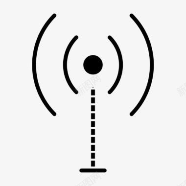 信号塔连接互联网图标图标