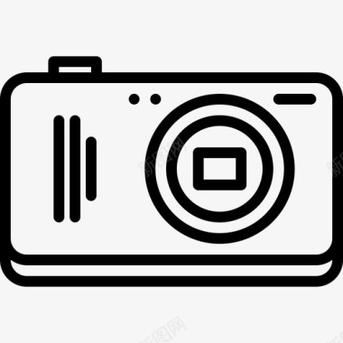 小型摄像机设备43线性图标图标