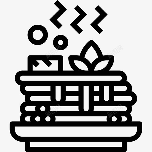 煎饼面包房89直系图标svg_新图网 https://ixintu.com 煎饼 直系 面包房