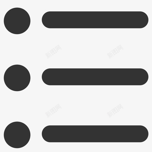 无序列表svg_新图网 https://ixintu.com 无序列表