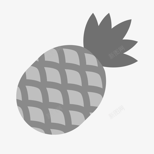 Pineapplesvg_新图网 https://ixintu.com Pineapple 填充 多色