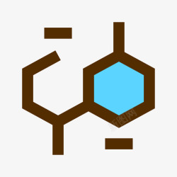 联合体联合体物理和化学1线颜色图标高清图片