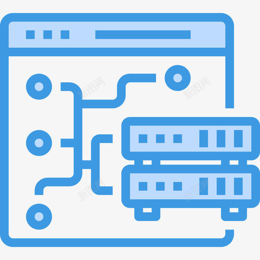 网页网页和优化3蓝色图标svg_新图网 https://ixintu.com 网页 网页设计和优化3 蓝色