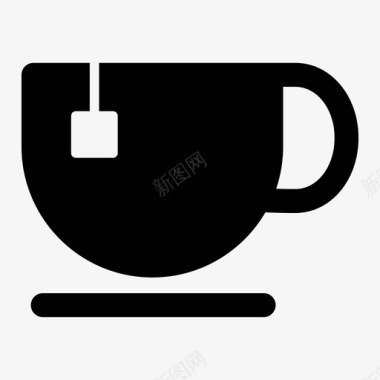 茶咖啡因咖啡图标图标