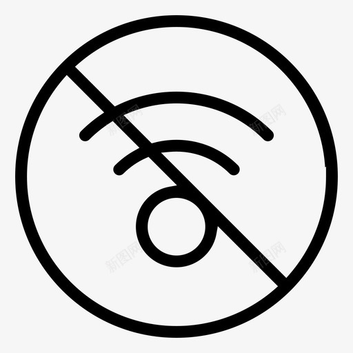wifi关闭无wifi关闭wifi图标svg_新图网 https://ixintu.com wifi关闭 关闭wifi 客户服务 无wifi