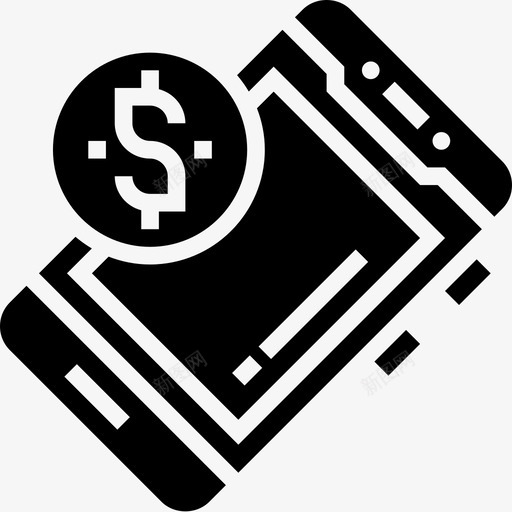 无现金无现金4雕文图标svg_新图网 https://ixintu.com 无现金 雕文