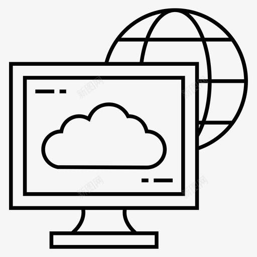 全球网络云网络全球连接图标svg_新图网 https://ixintu.com 云网 全球 全球网 国际业务 图标 托管 数据 网络 连接